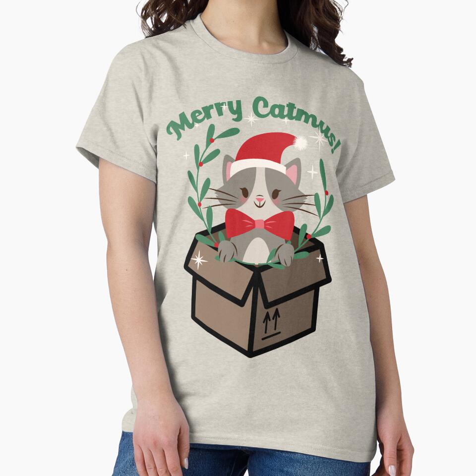 TRLT Merry Catmus by trtlpod T-Shirts, Hoodie, Sweatshirt | BlankRebels.com (Image 2)