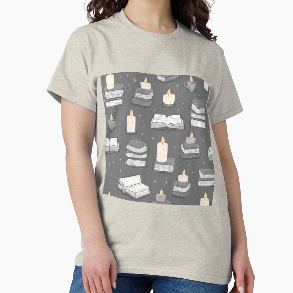 Scholarly Dark Academia Pattern by bapupa T-Shirts, Hoodie, Sweatshirt | BlankRebels.com (Image 2)
