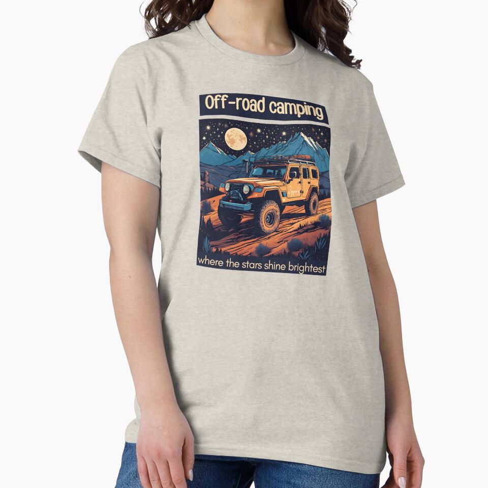 Off-road camping: where the stars shine brightest by FitEnvy T-Shirts, Hoodie, Sweatshirt | BlankRebels.com (Image 2)