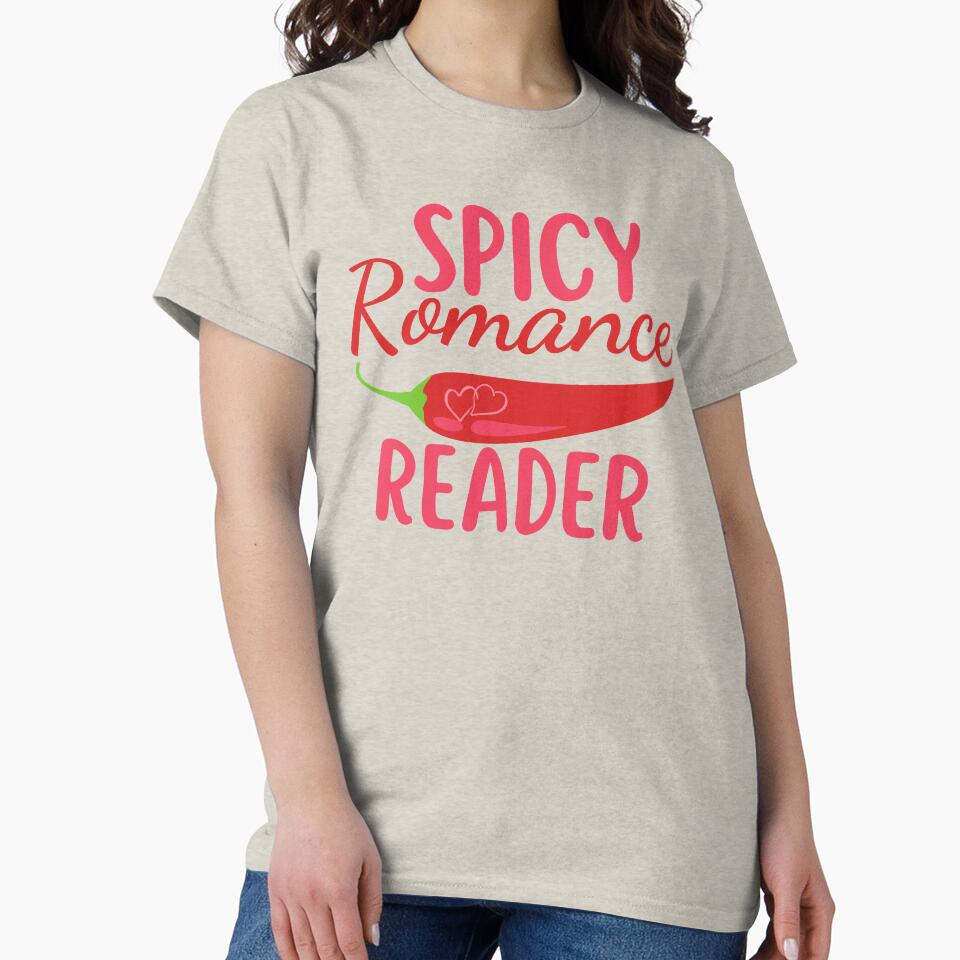 Spicy Romance Reader Book Genre - Red Chilli by shmodev T-Shirts, Hoodie, Sweatshirt | BlankRebels.com (Image 2)