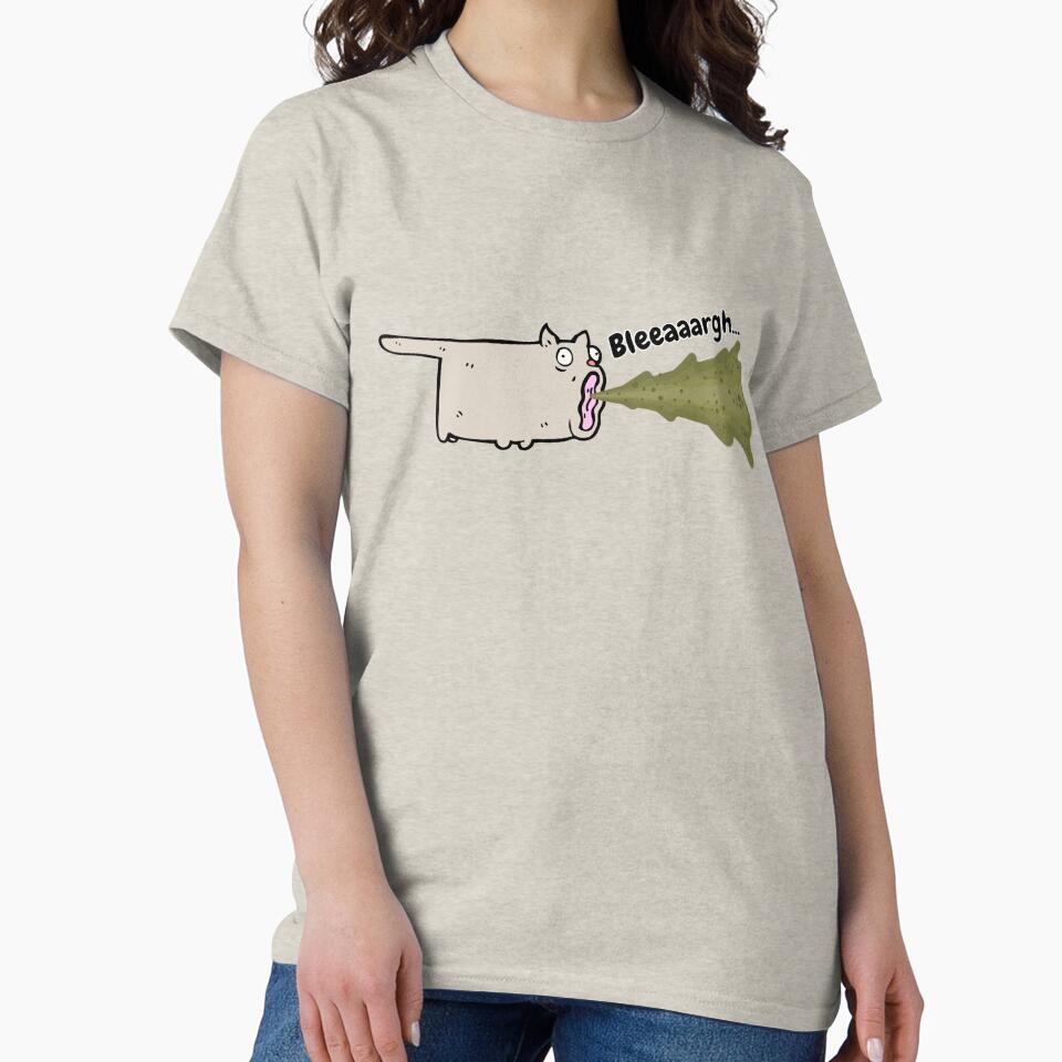 Cat Puking by Khihi T-Shirts, Hoodie, Sweatshirt | BlankRebels.com (Image 2)