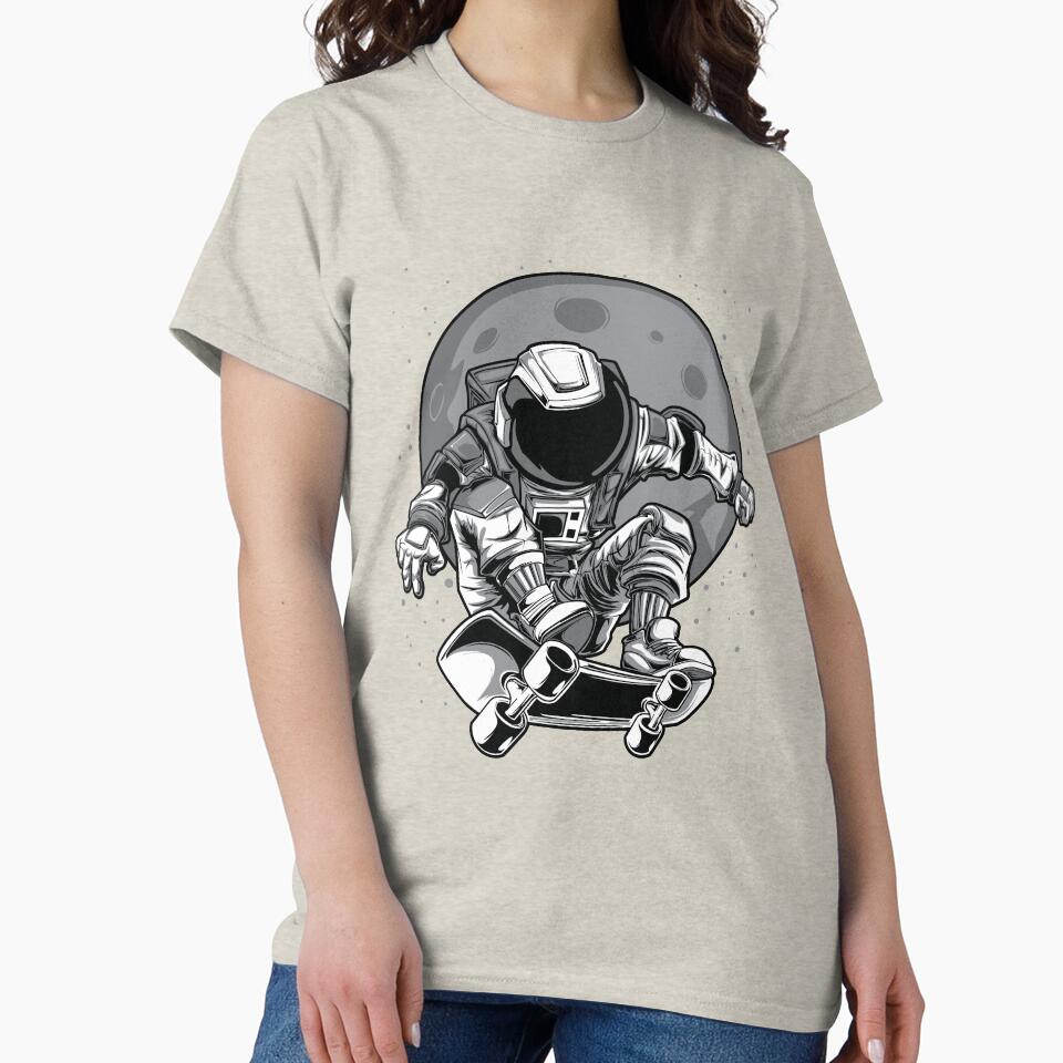 Astronaut Skater by SiddharthaMoon T-Shirts, Hoodie, Sweatshirt | BlankRebels.com (Image 2)