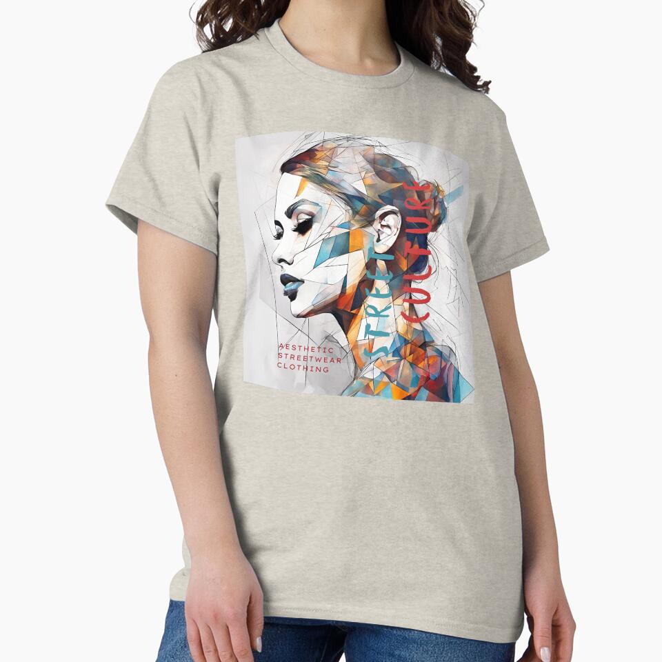 Aesthetic Girl Cubism Art by Beauxanimes T-Shirts, Hoodie, Sweatshirt | BlankRebels.com (Image 2)