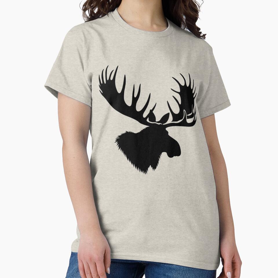 Moose Silhoutte| Wild Animals | Silhoutte Animals by SnuggleSafari T-Shirts, Hoodie, Sweatshirt | BlankRebels.com (Image 2)