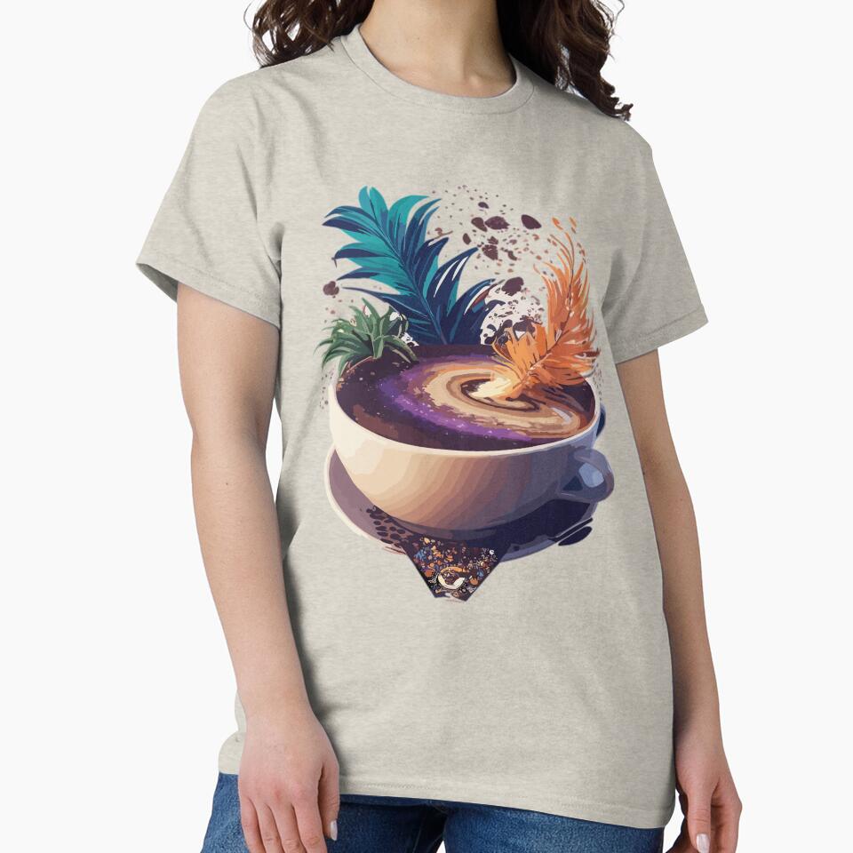 galaxy coffee by JonnyVIBEuk T-Shirts, Hoodie, Sweatshirt | BlankRebels.com (Image 2)