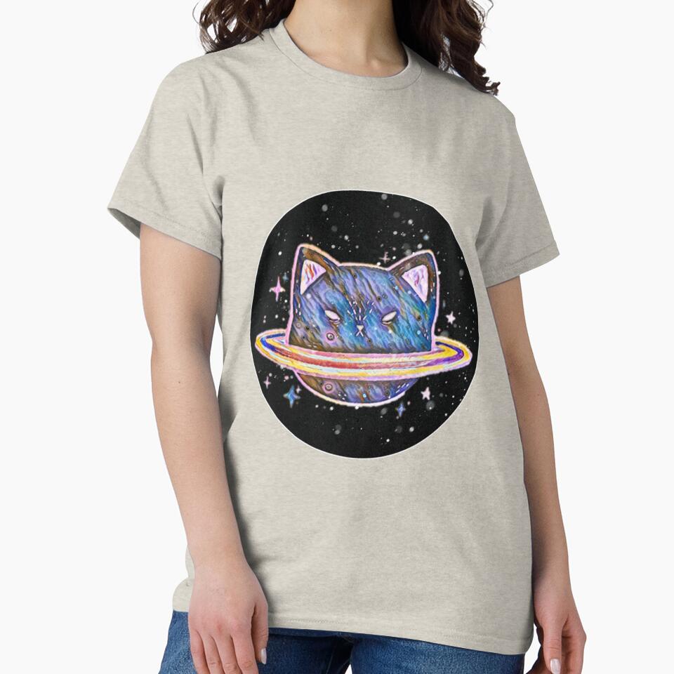 The planet cat by Artscatsy34 T-Shirts, Hoodie, Sweatshirt | BlankRebels.com (Image 2)