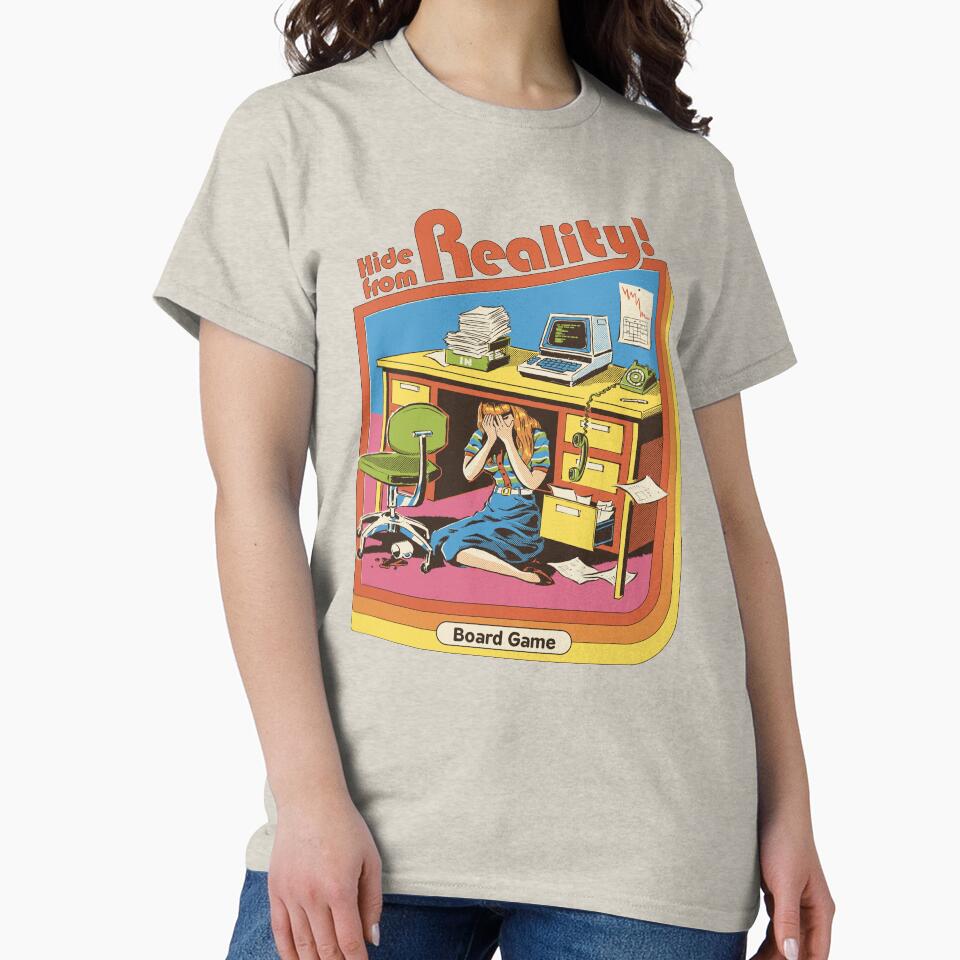 Hide From Reality by Steven Rhodes T-Shirts, Hoodie, Sweatshirt | BlankRebels.com (Image 2)