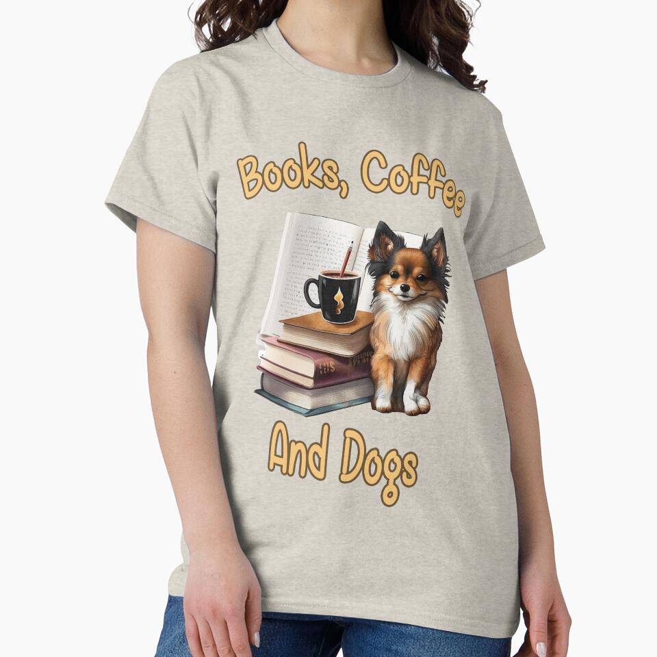 Funny Dog books and coffee sticker go dog go by StylishDesigns_ByJohn T-Shirts, Hoodie, Sweatshirt (Image 2)