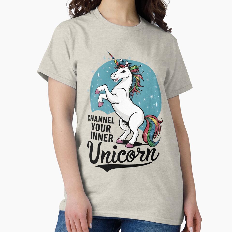 Channel Your Inner Unicorn by Mariana Piana T-Shirts, Hoodie, Sweatshirt | BlankRebels.com (Image 2)