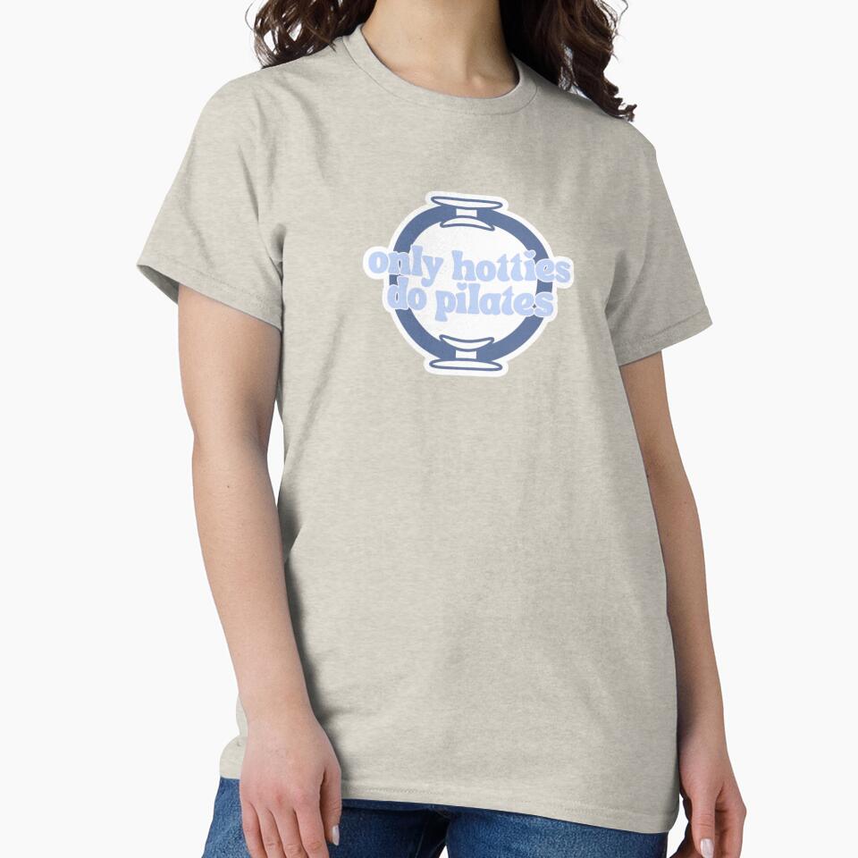 Only Hotties Do Pilates Sticker | #1 by Annotated Aesthetic T-Shirts, Hoodie, Sweatshirt | BlankRebels.com (Image 2)