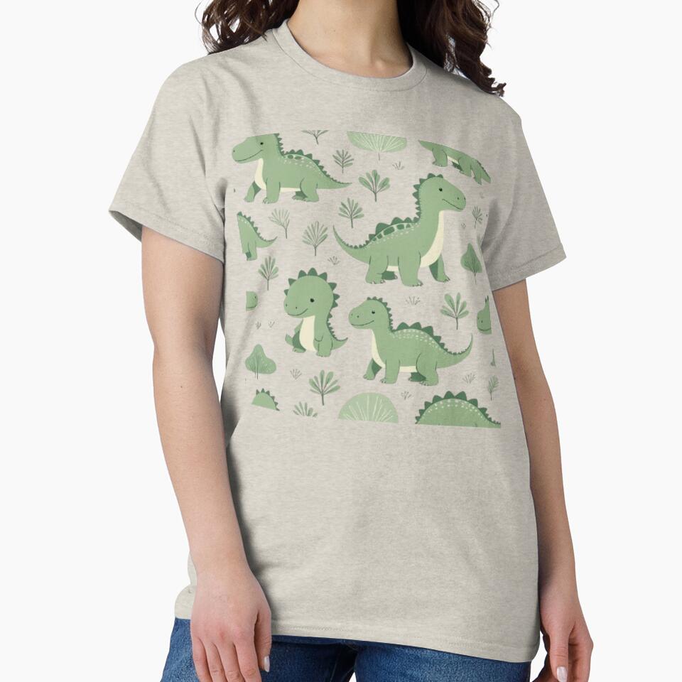 Dinosaur green by zakarov27 T-Shirts, Hoodie, Sweatshirt | BlankRebels.com (Image 2)