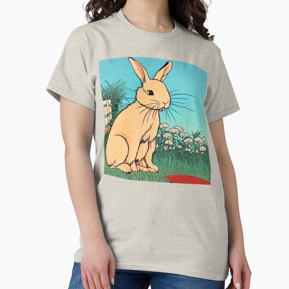 Whimsical Bunny Pondering in Nature by wigobun T-Shirts, Hoodie, Sweatshirt | BlankRebels.com (Image 2)