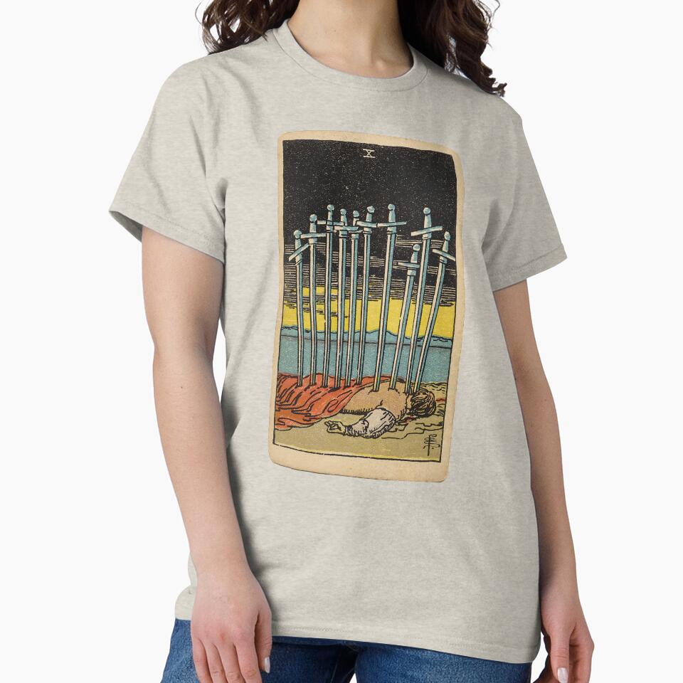 Ten of Swords - Minor Arcana by Hanna Hanuman T-Shirts, Hoodie, Sweatshirt | BlankRebels.com (Image 2)