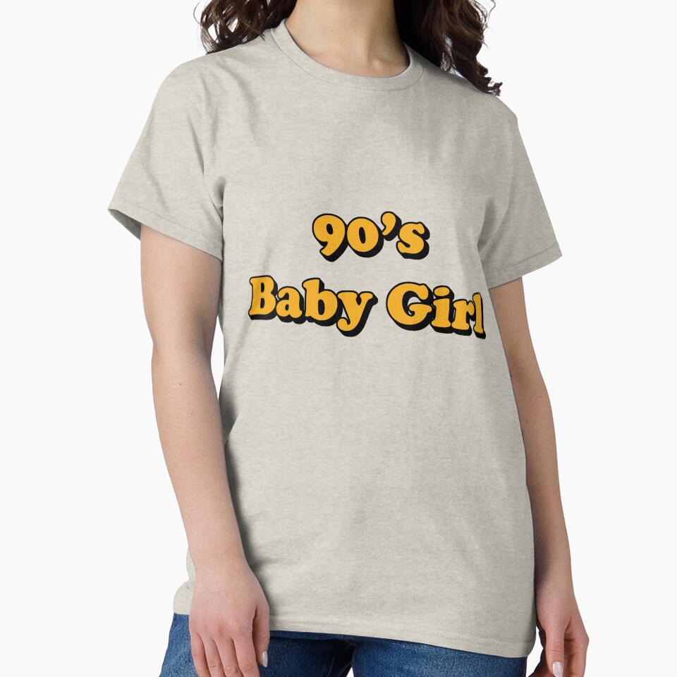 90’s Baby Girl – Retro Bubble Font Design by The secret storage room T-Shirts, Hoodie, Sweatshirt | BlankRebels.com (Image 2)