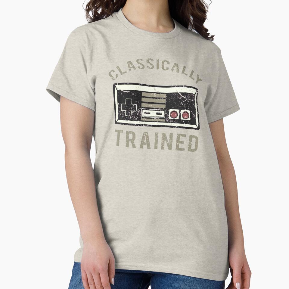 Classically Trained Funny Video Gamer Gaming Gift by Hameegaa T-Shirts, Hoodie, Sweatshirt | BlankRebels.com (Image 2)