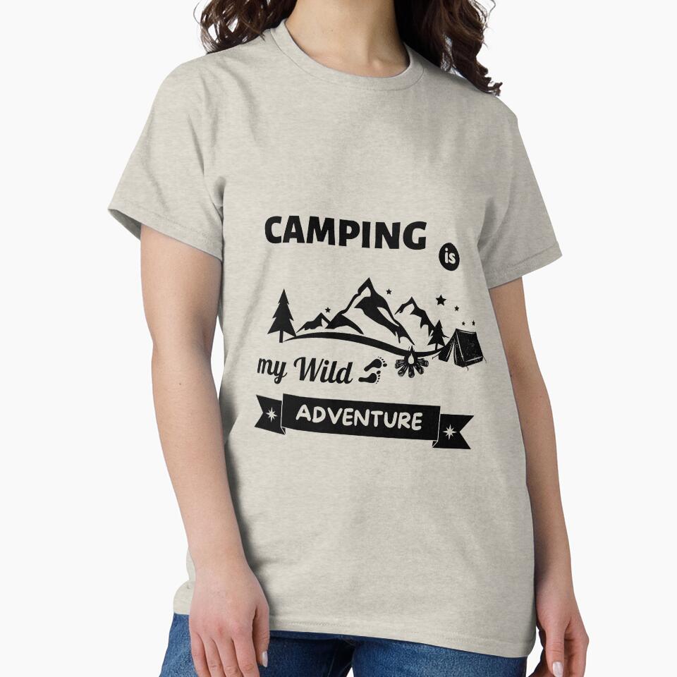 Camping Is My Wild Adventure (Trail) by RoseCandi T-Shirts, Hoodie, Sweatshirt | BlankRebels.com (Image 2)