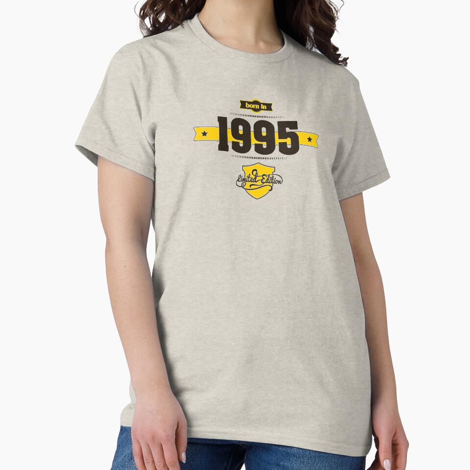 Born in 1995 (Choco&Yellow) by ipiapacs T-Shirts, Hoodie, Sweatshirt | BlankRebels.com (Image 2)