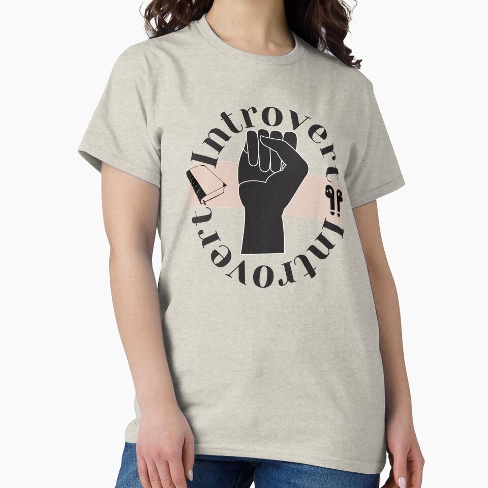 Introvert by Dollfacedesign T-Shirts, Hoodie, Sweatshirt | BlankRebels.com (Image 2)