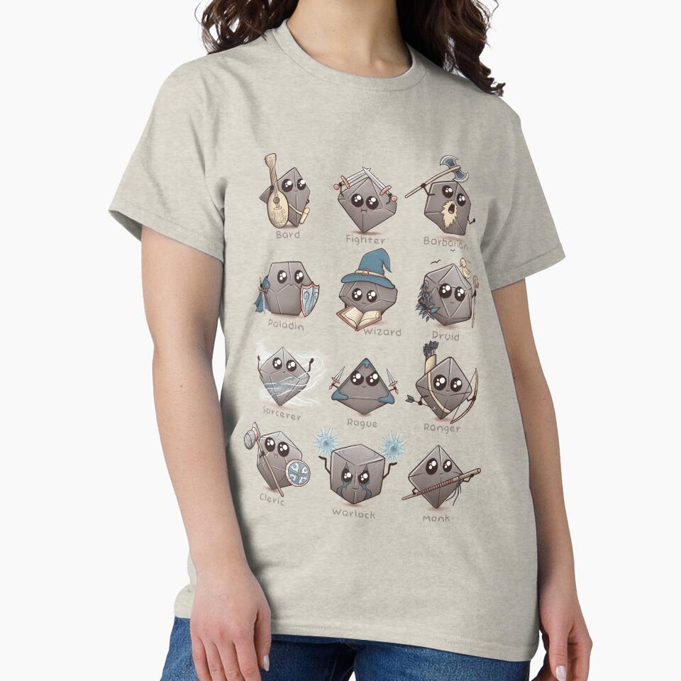 Kawaii DnD Classes - DnD Dungeons & Dragons D&D by Glassstaff
