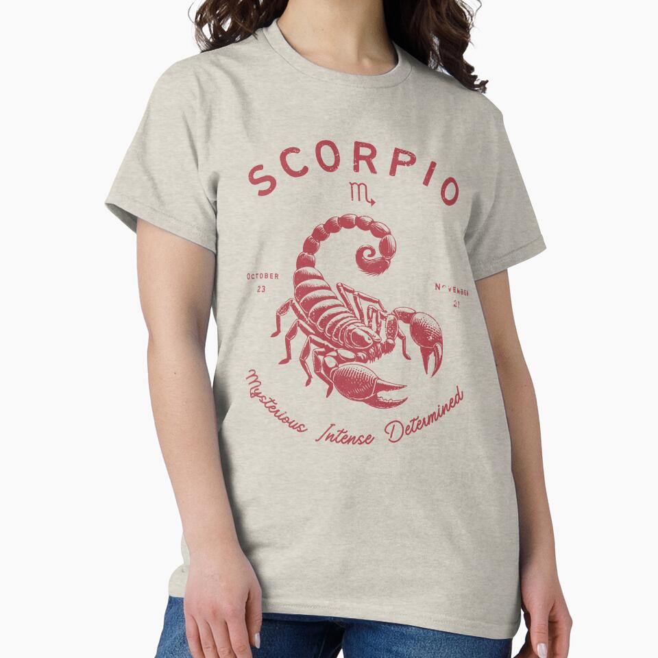 Scorpio Zodiac Sign vintage by TaiyoDigital36 T-Shirts, Hoodie, Sweatshirt | BlankRebels.com (Image 2)