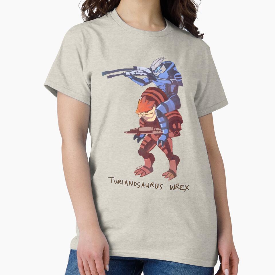 Turianosaurus Wrex by derlaine