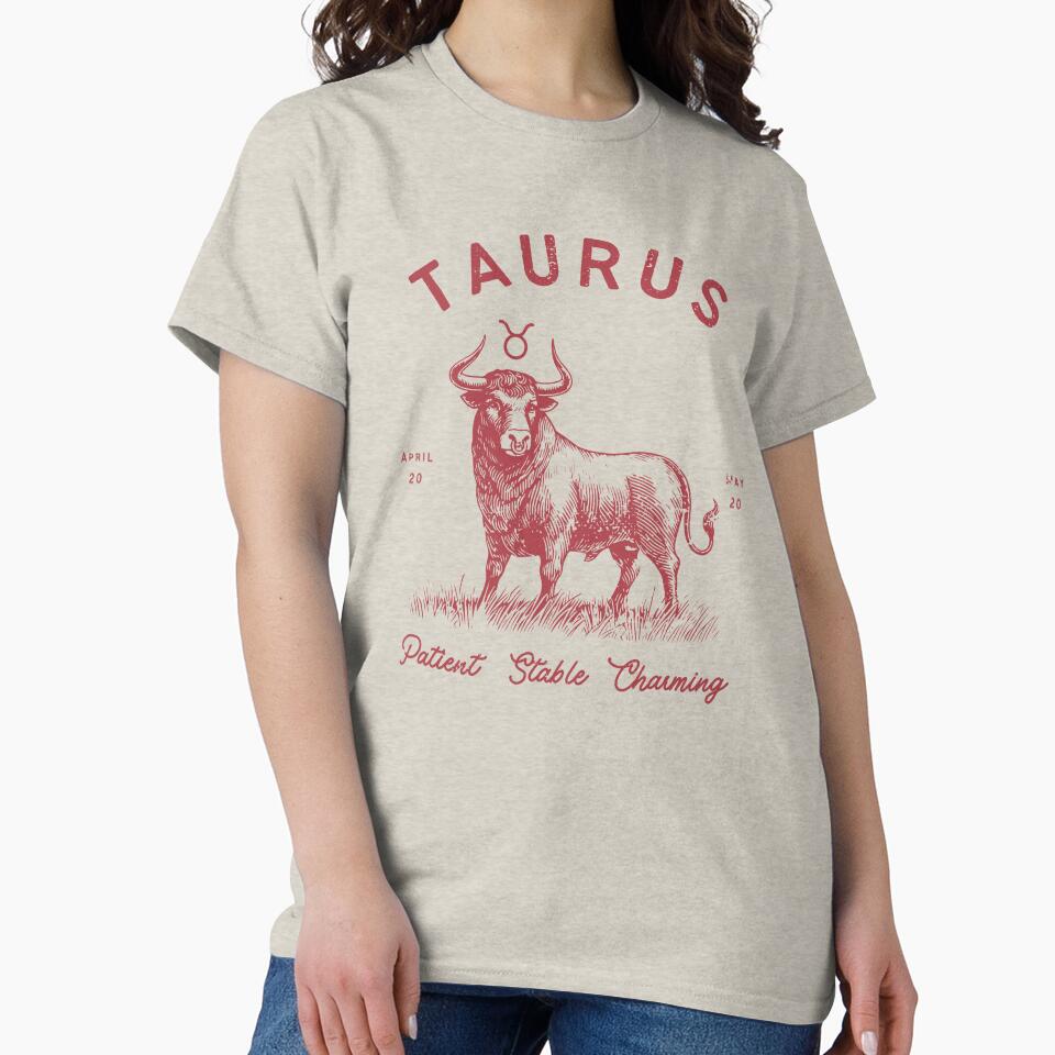 Taurus Zodiac Sign vintage by TaiyoDigital36 T-Shirts, Hoodie, Sweatshirt | BlankRebels.com (Image 2)