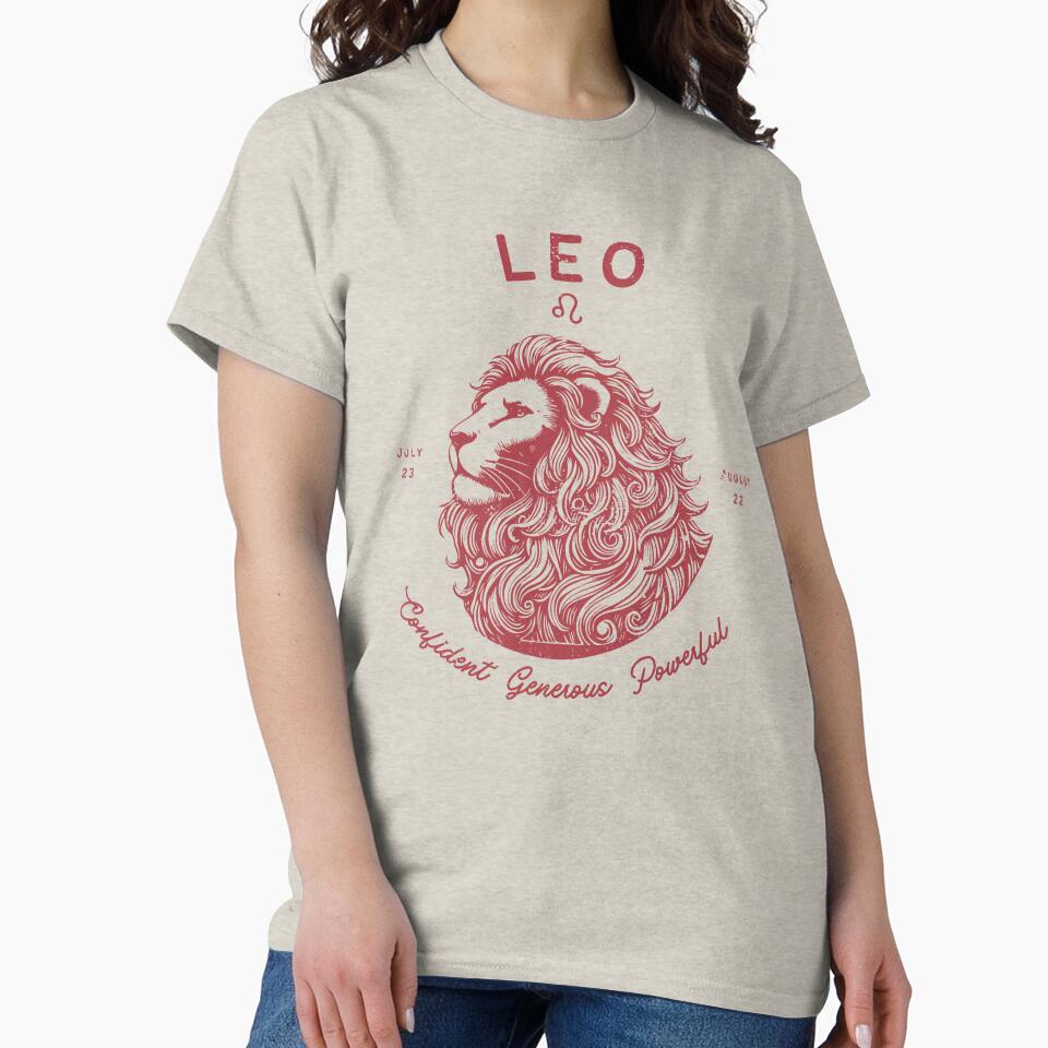 Leo Zodiac Sign vintage by TaiyoDigital36 T-Shirts, Hoodie, Sweatshirt | BlankRebels.com (Image 2)