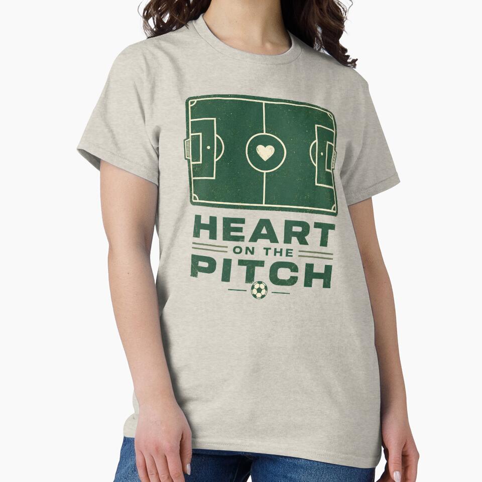Heart On The Pitch Soccer Lover by RoooDesigns