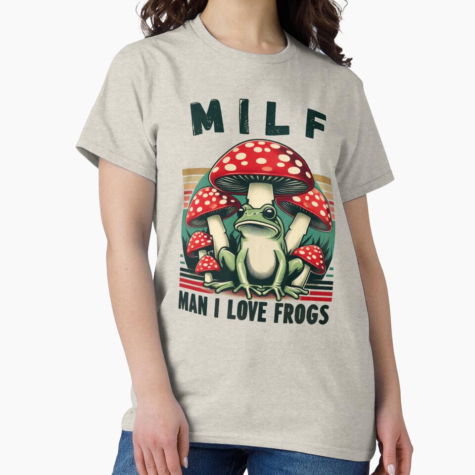 MILF : Man I love Frogs by Fictio ⭐⭐⭐⭐⭐ T-Shirts, Hoodie, Sweatshirt | BlankRebels.com (Image 2)