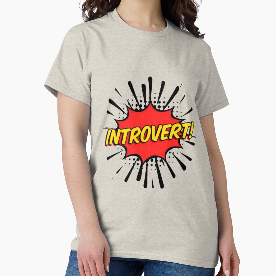 Introvert Comic Pop Art | Funny Anti-Social Design by shitler T-Shirts, Hoodie, Sweatshirt | BlankRebels.com (Image 2)