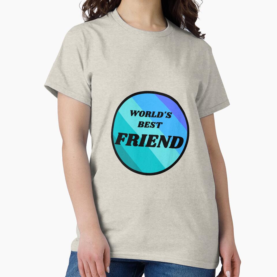 Worlds best Friend BLUE by HybrisStudio T-Shirts, Hoodie, Sweatshirt | BlankRebels.com (Image 2)