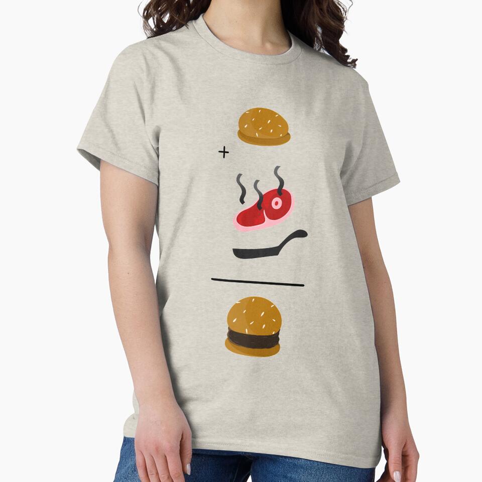 Overcooked Hamburger by Ting Tastic T-Shirts, Hoodie, Sweatshirt | BlankRebels.com (Image 2)