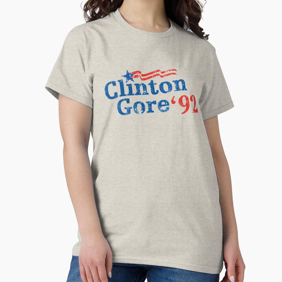 Clinton Gore 1992 US Presidential Election Logo T-Shirts, Hoodie, Sweatshirt
