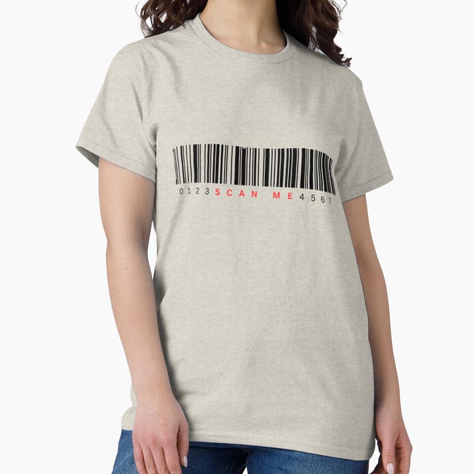 BARCODE DESIGN by Kim_Seamless_Pattern T-Shirts, Hoodie, Sweatshirt | BlankRebels.com (Image 2)