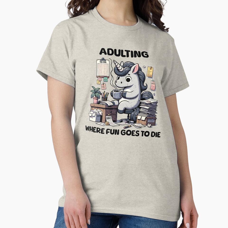 Funny Cute Unicorn Sarcastic by Panda Creative Studio T-Shirts, Hoodie, Sweatshirt | BlankRebels.com (Image 2)