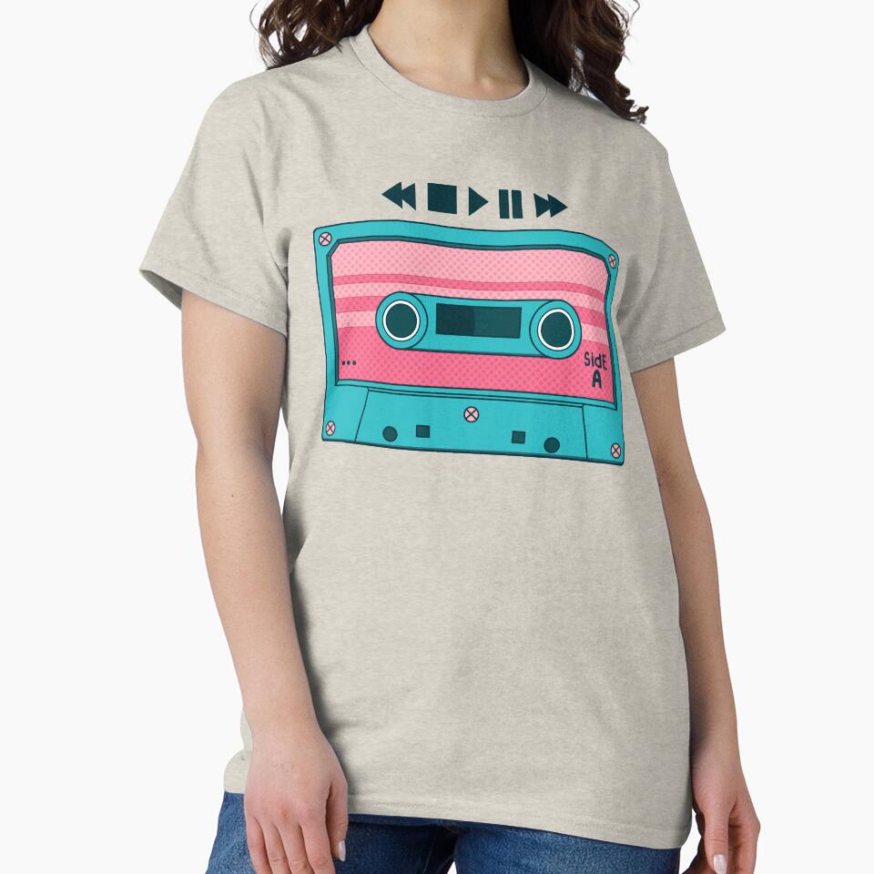 The cute blue retro mixtape (80s style) by AnGoArt T-Shirts, Hoodie, Sweatshirt | BlankRebels.com (Image 2)