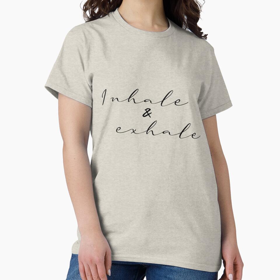 inhale exhale - breathe yoga by LioPart T-Shirts, Hoodie, Sweatshirt | BlankRebels.com (Image 2)