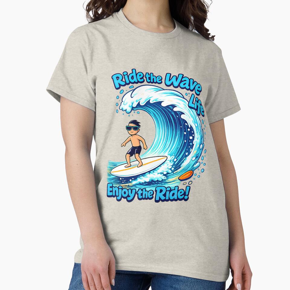 surf Sticker by Bakyun T-Shirts, Hoodie, Sweatshirt | BlankRebels.com (Image 2)
