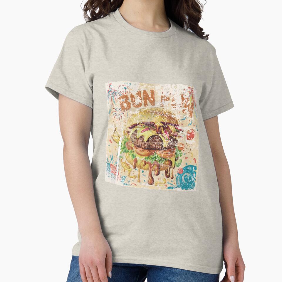 vintage style special burger day art with dirty effects by BKSARYLIFE T-Shirts, Hoodie, Sweatshirt (Image 2)