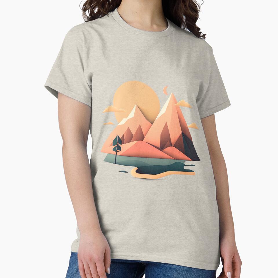 Sunset on the mountain by SparkDrago T-Shirts, Hoodie, Sweatshirt | BlankRebels.com (Image 2)