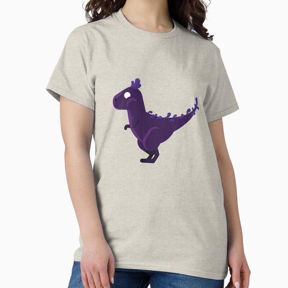 Purple Baby Dino by Leo the Alien T-Shirts, Hoodie, Sweatshirt | BlankRebels.com (Image 2)