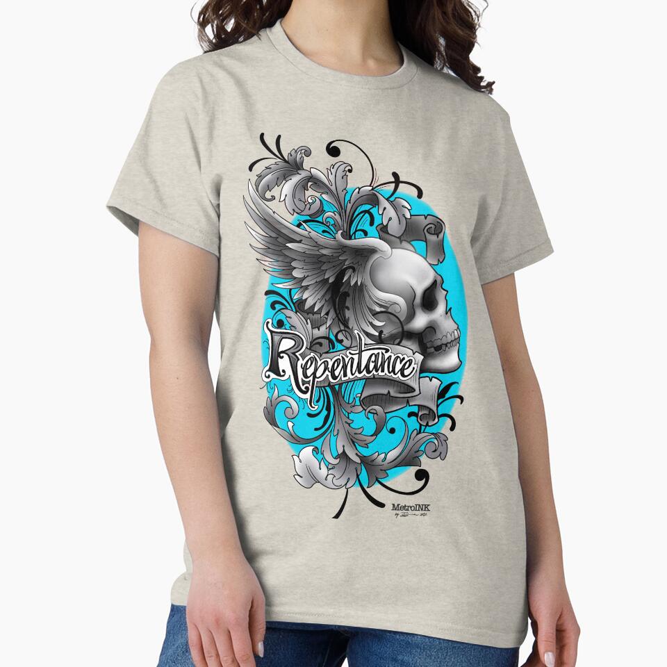 Repentance blue by MetroInk T-Shirts, Hoodie, Sweatshirt | BlankRebels.com (Image 2)