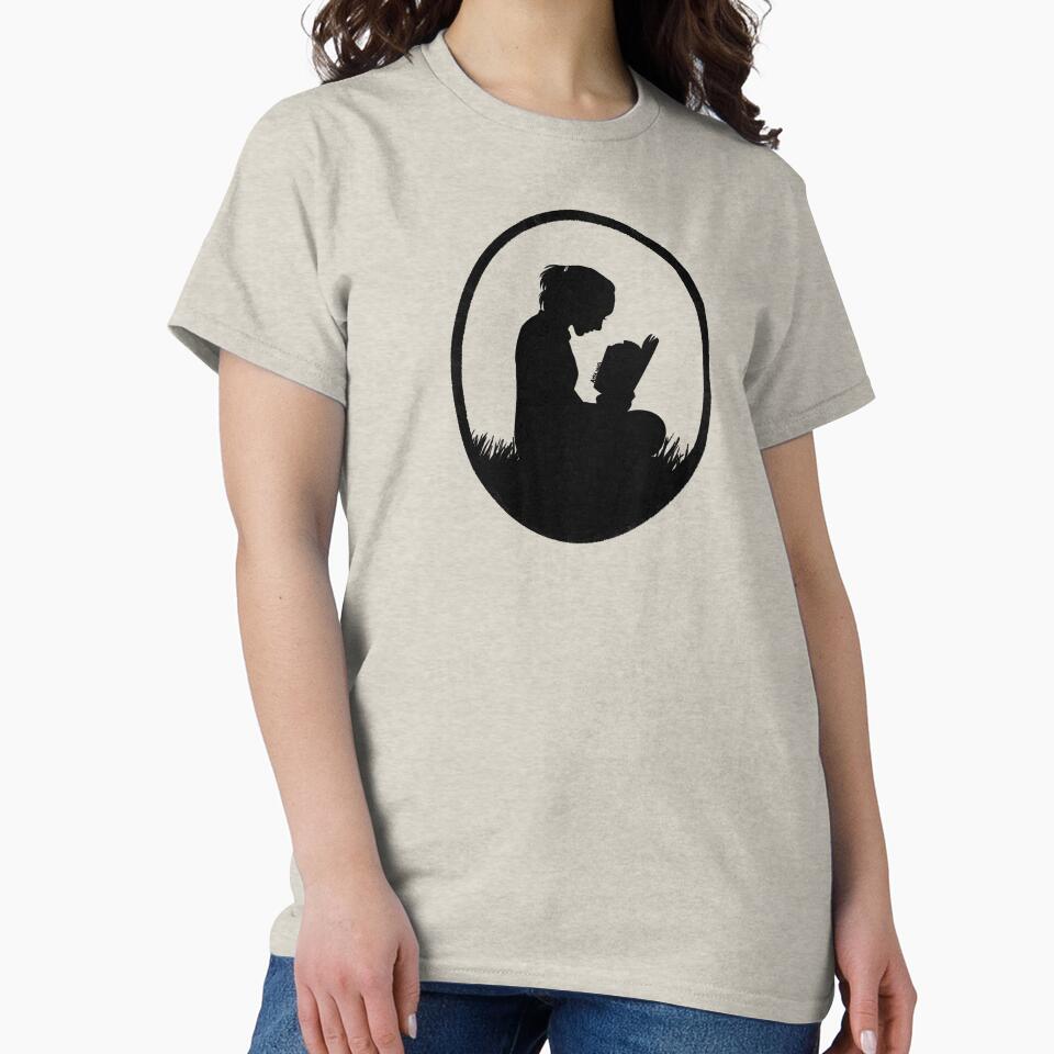 Book Lover Cameo Straight Short hair Silhouette by Arbornaut T-Shirts, Hoodie, Sweatshirt | BlankRebels.com (Image 2)