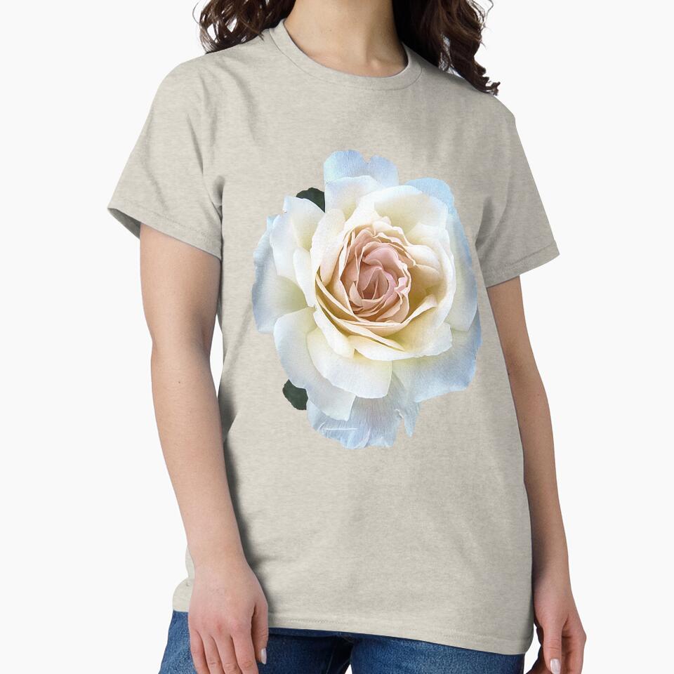 White rose Flower Aesthetic by occultart T-Shirts, Hoodie, Sweatshirt | BlankRebels.com (Image 2)