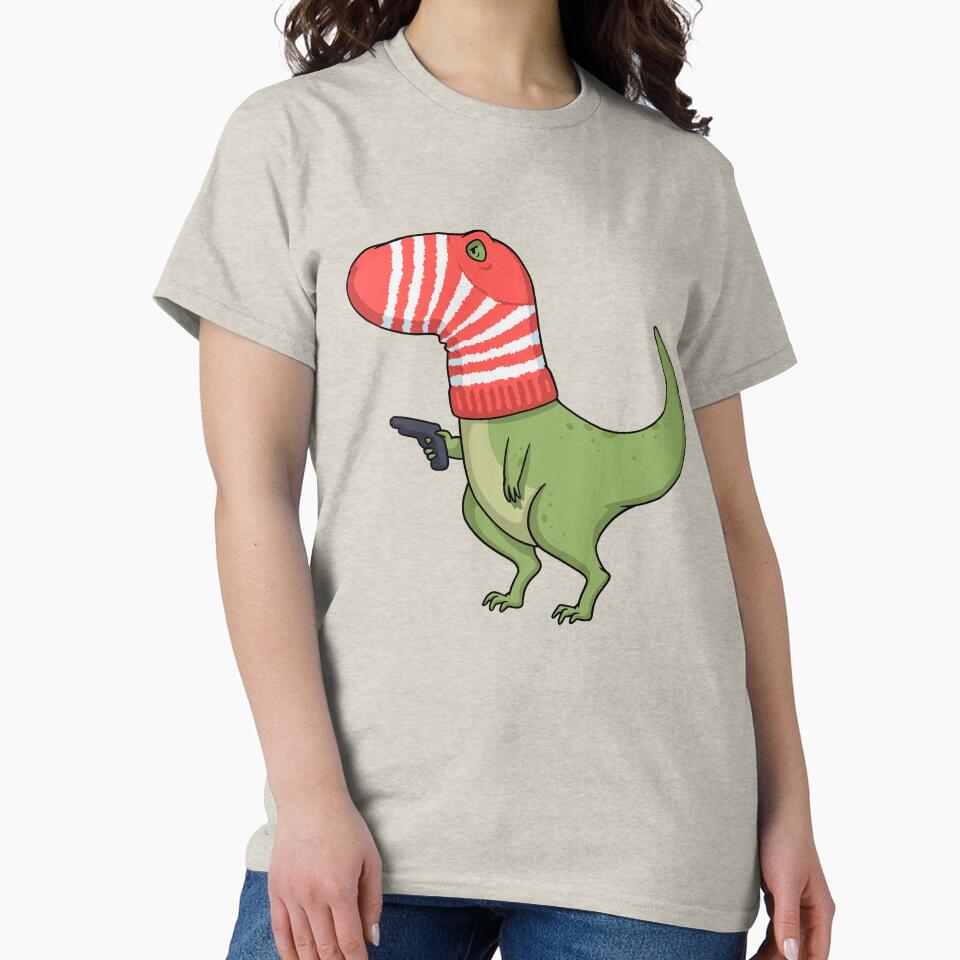 Dangerous Dinosaur Funny Dinosaur Design by ComicadaArt T-Shirts, Hoodie, Sweatshirt | BlankRebels.com (Image 2)