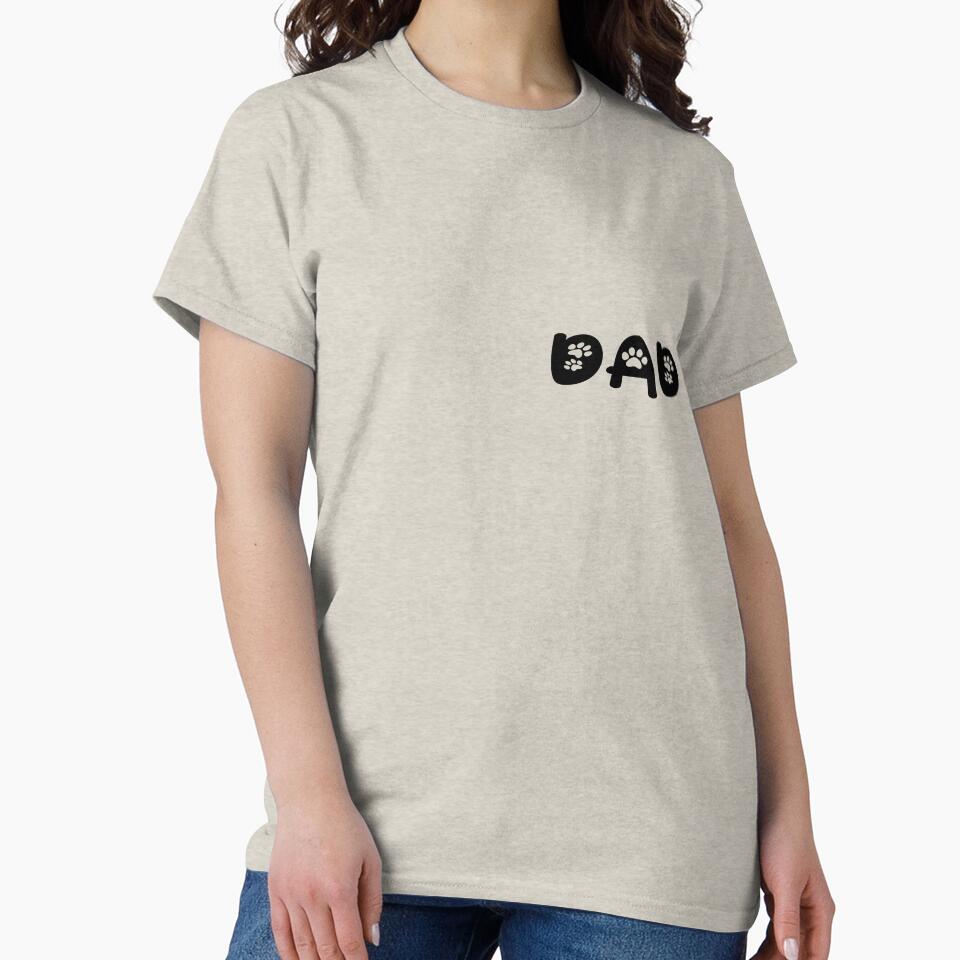 Pet Dad T-Shirt, Dog Dad Shirt, Fathers Day Gift Pet Lover Dog Lover Gift For Him Best Dog Dad Ever by... (Image 2)