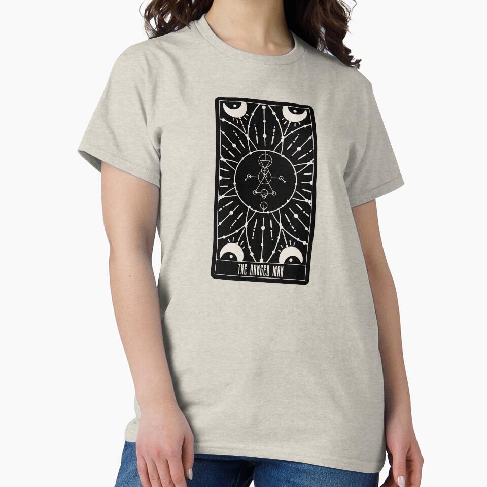 The Hanged Man Tarot Card – Geometric Eye Mandala Design | Esoteric Symmetry & Spiritual Reflection by... (Image 2)