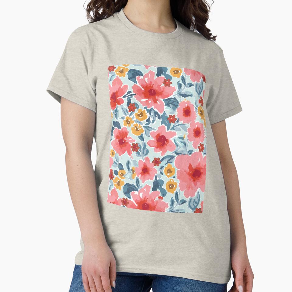 Flower print by kiwihaka