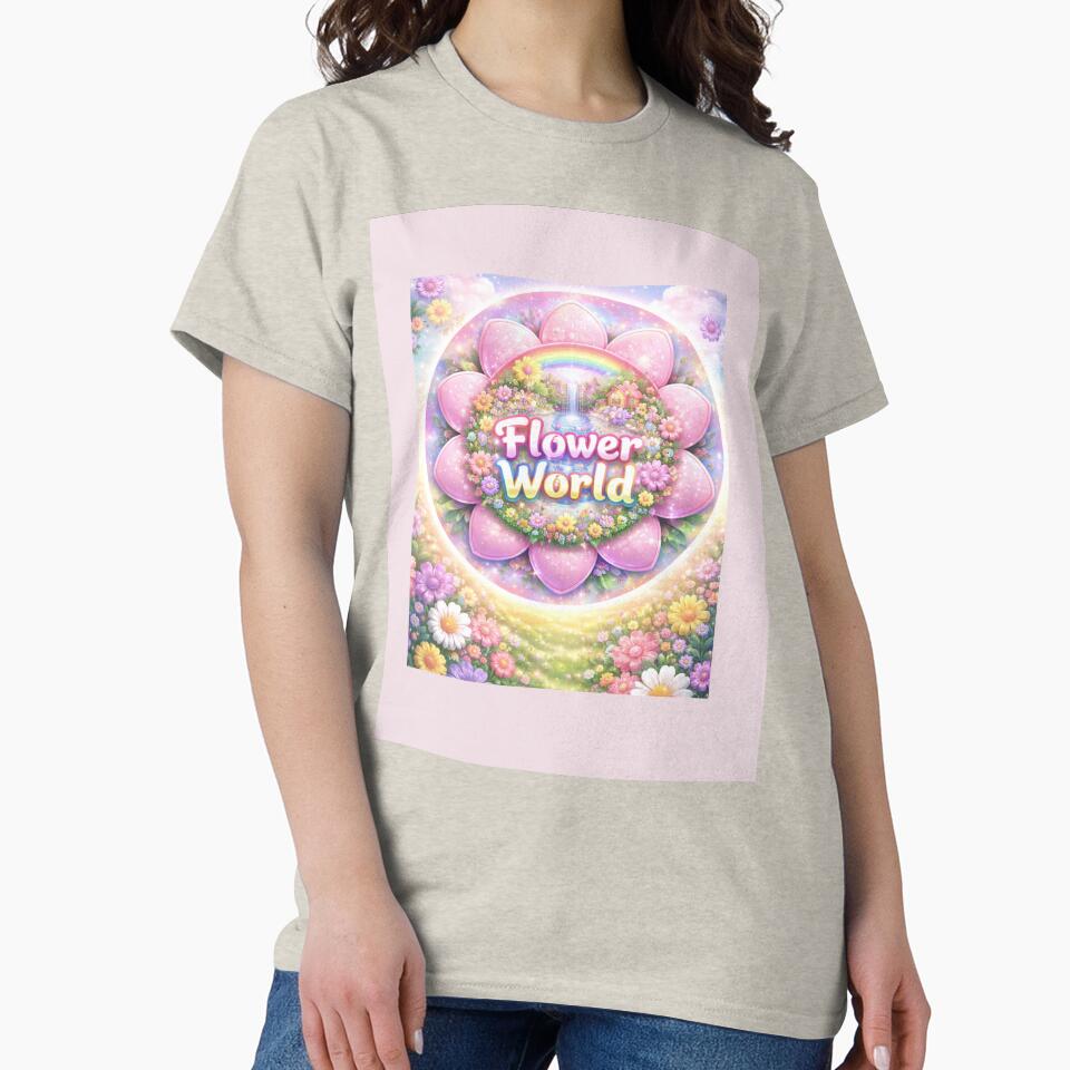 Flower World Tee by Flower World Hoodie, Sweatshirt | BlankRebels.com (Image 2)