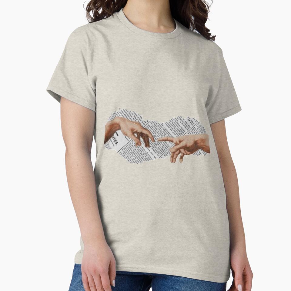the touch of God- dark academia collage by ninacollages T-Shirts, Hoodie, Sweatshirt | BlankRebels.com (Image 2)